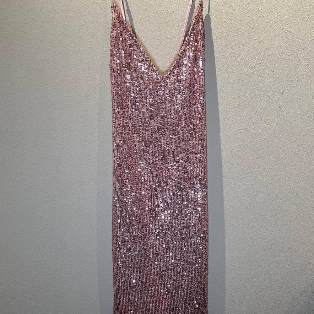 Victoria’s Secret Pink Sequin Mini Slip Dress